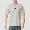adidas Training Running Soft Comfortable Breathable Short Sleeve T-Shirt Men Tops Gray JF3259