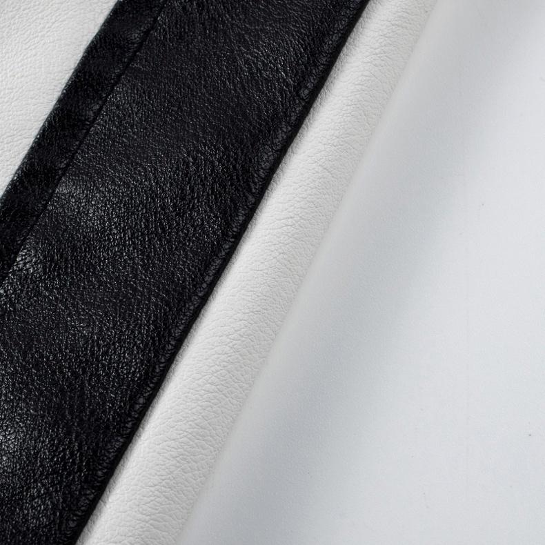 Chaqueta de Cuero Lavada Retro para Hombre, Traje de Motocicleta Cortavientos para Otoño e Invierno, Abrigo para Hombre