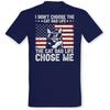 I Didnt Choose The Cat Dad Life Europeanstyle Roundneck Top Fashion for Both Men and Women Short Sleeve Shirt