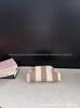 Women's Striped Knitted Makeup Bag - Versatile, Stylish, Large Capacity
