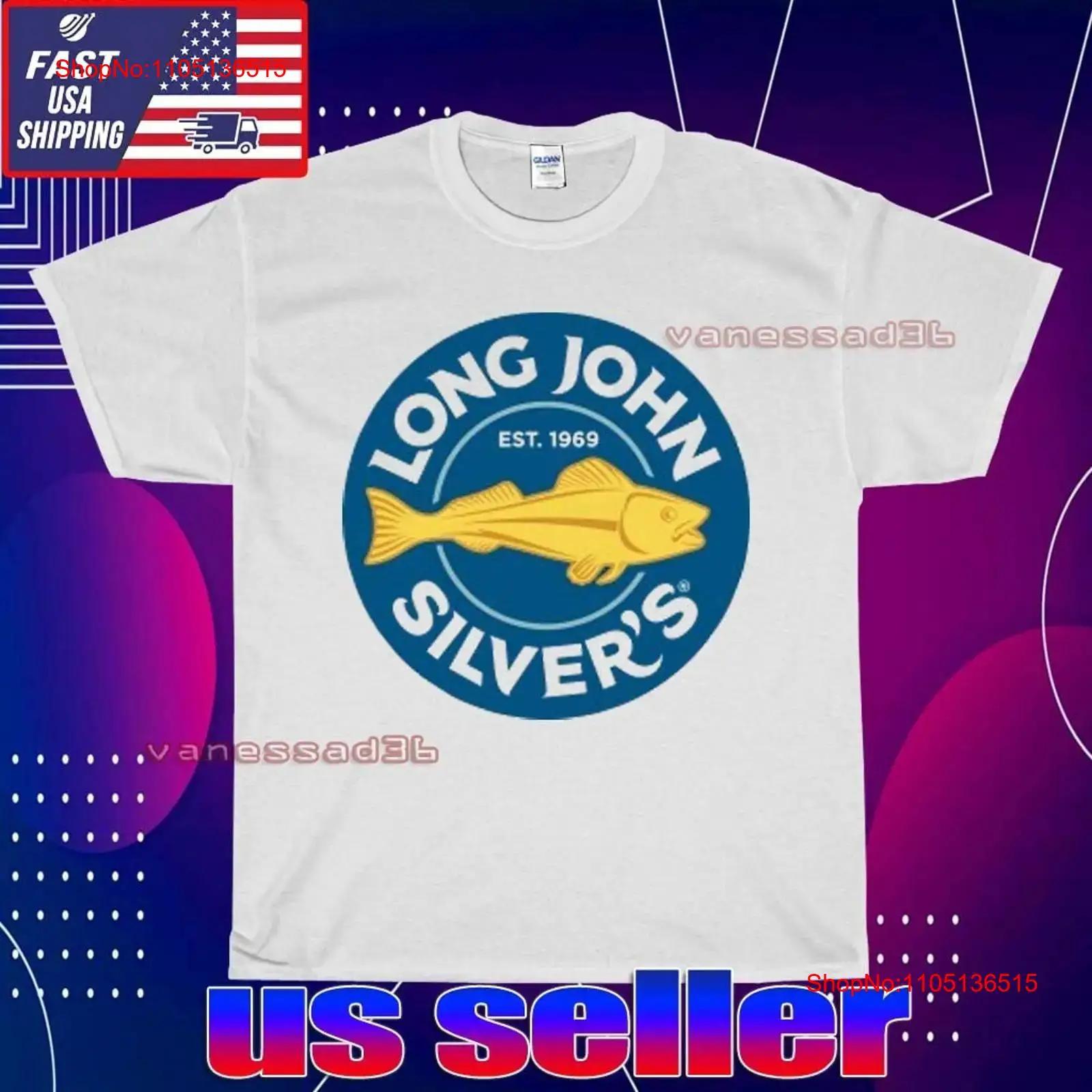 NEW SHIRT LONG JOHN SILVER S LOGO UNISEX T FUNNY AMERICAN USA SIZE S 5XL vintage Washed Comfortable Unisex Versatile Breathable S разноцветный