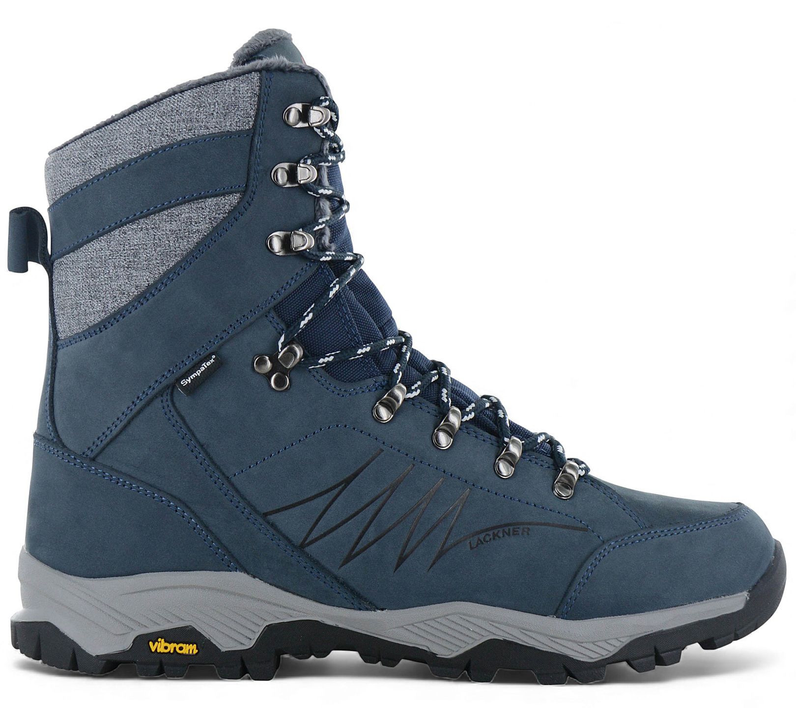 Ботинки Lackner Kitzbühel Island STX Sympatex - Мужские зимние ботинки теплая обувь кожа синий 7455 ОРИГИНАЛ синий