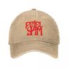 Pearls Jams Red Logo Baseball Cap For Men American Rock Band Streetwear Trucker Hat Retro Sun protection Baseball Caps