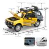 Toyota Land Cruiser LC80 Off-Road SUV Simulare Diecast și vehicule de jucărie Sunete și lumină Trage înapoi Mașină 1:24 Model de colecție din aliaj