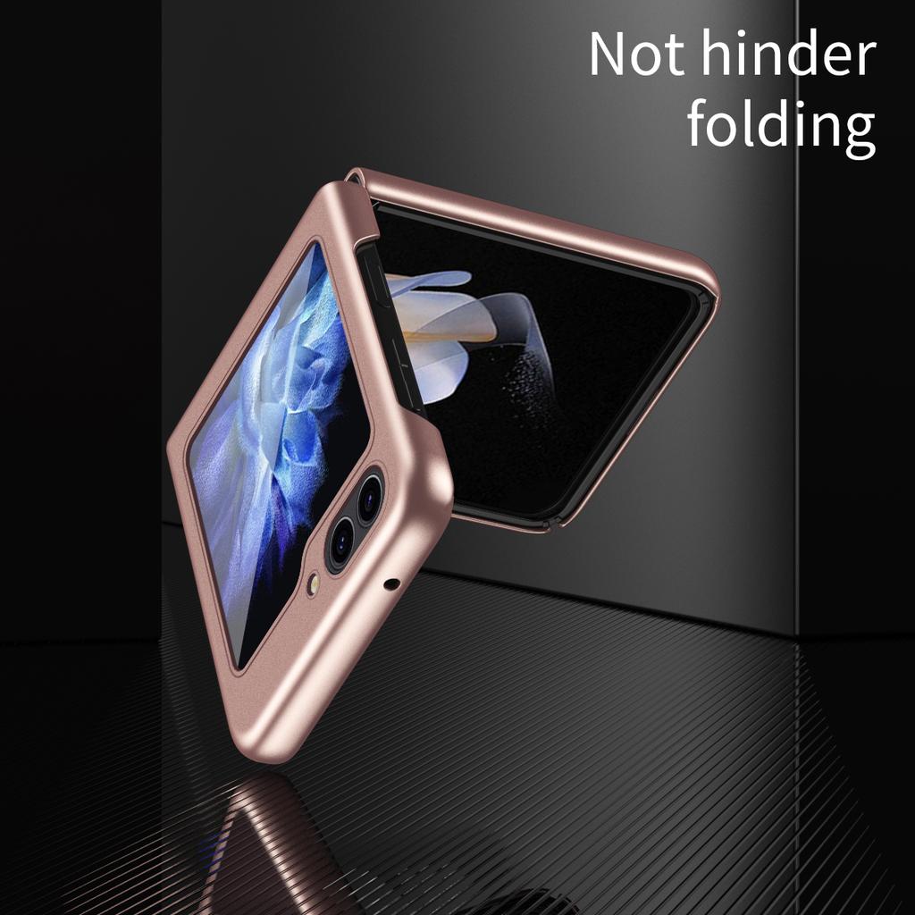 For Samsung Galaxy Z Flip7 FE 5G/Z Flip6 5G/Z Flip5 5G Wholesale Folded Phone Case Skin-Touch Hard PC Phone Cover