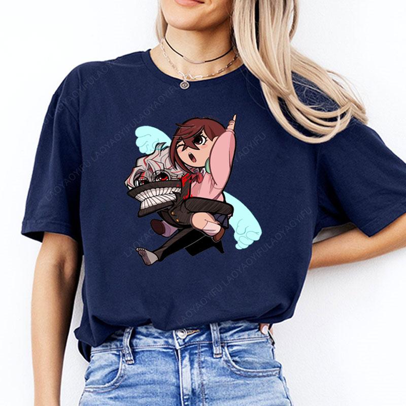 

Unisex Anime Momo Okarun Hot Sale Camiseta Short Sleeve Oneck New in Tops Tees Oversized shir T Shirt Y2k Clothes 4XL