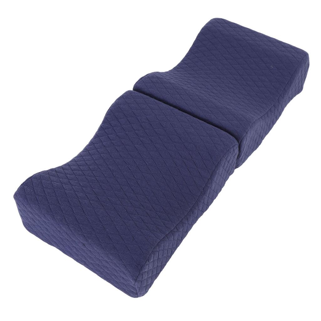 Memory Foam Knee Pillow for Side Sleepers Soft Ergonomic Elevation Cushion Curved Between Leg Pillow