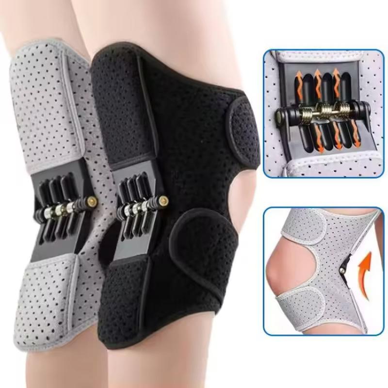 1/2Pcs Knee Protection Booster Power Support Knee Pads Powerful Rebound Spring Force Reduces Soreness Old Cold Leg Protection