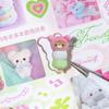 20/40 Sheets Cute Die cut Stickers book Retro Cartoon Handmade Scrapbooking Handbook Material Phone Sticker  Stationery Supplies