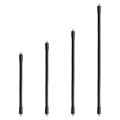 1/4 To 1/4 Male Screws Extension Rod For Phone Tablets Bracket Connection Accessories Flexible Metal Hose Black
