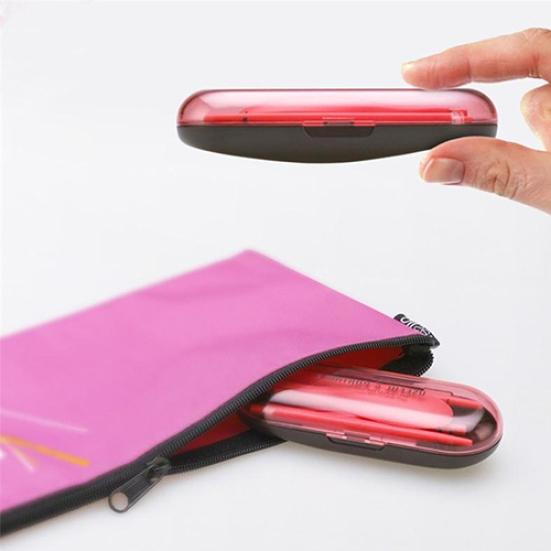 Set di Posate Pieghevoli Portatili 3 in 1 (Cucchiaio, Forchetta, Bacchette) per Picnic e Viaggio