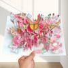 Handmade Teachers Day Cards Colorful Gratitude Card 3D Butterfly Greeting Card  Teacher's Day