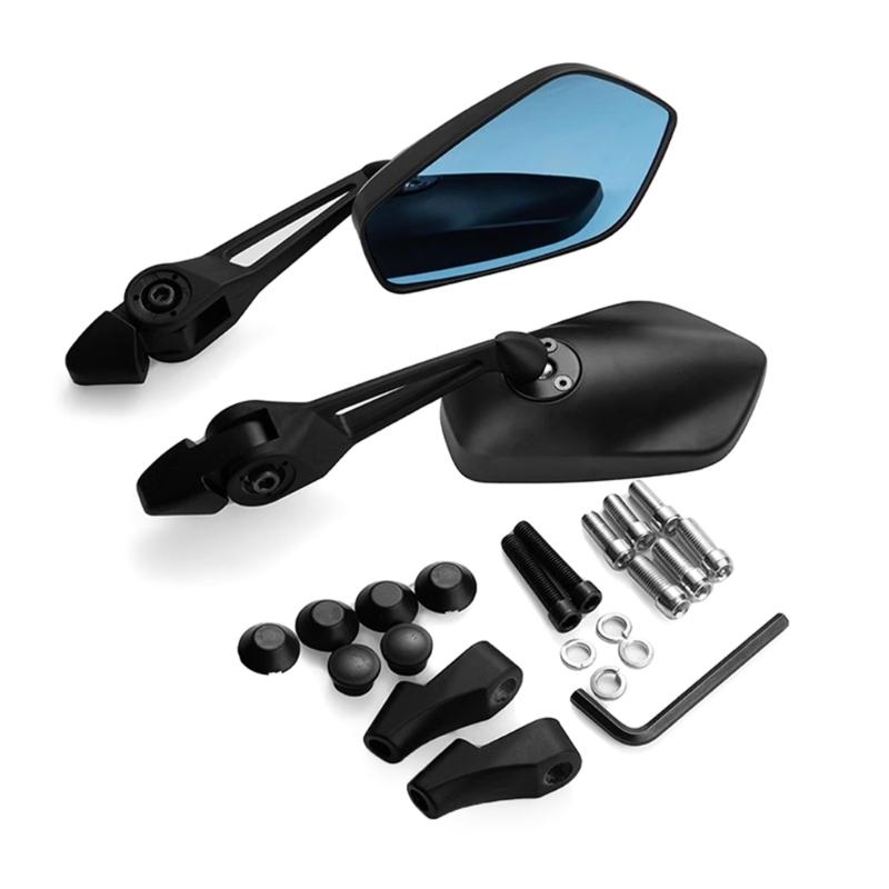 Aluminum Side Glass Wide Angles Glass Glass Modern Designings Side Glass Motorcycle Modification Part Suitable for UQI