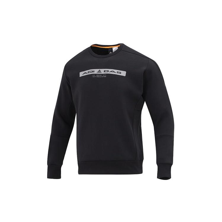 Men s adidas Th Ref Swt Round Neck Long Sleeves Knit Black HE9899 XL