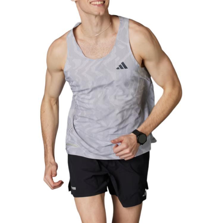 adidas Free Shipping With AdiClub Ultimate Engineered Running Singlet Men's IY0723