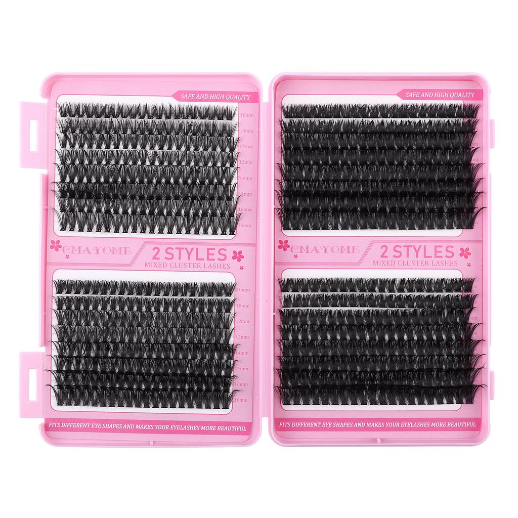 640 Clusters Diy Multi-Hair Eyelash Book Natural Thick D Song Segmented False Eyelash Set