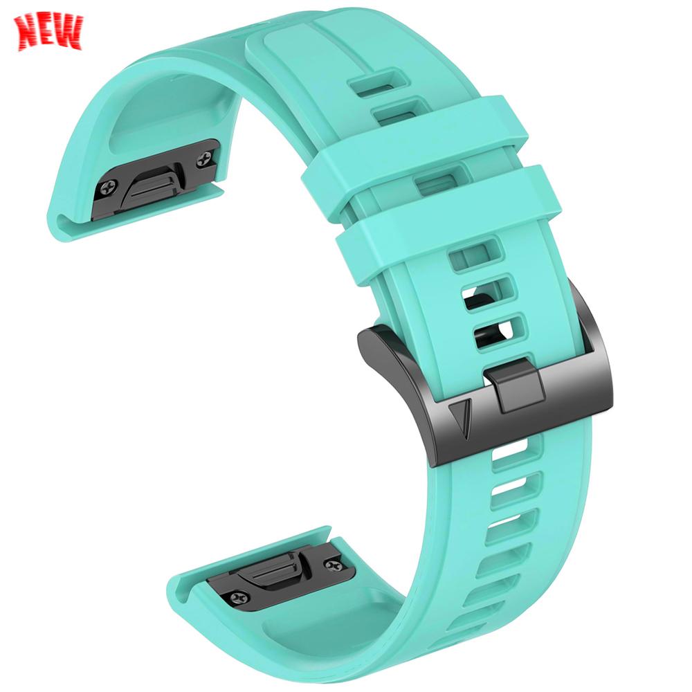 22mm 26mm Silicone QuickFit Sports Strap For Garmin Epix PRO Instinct 3 Quatix/DELTA/TACTIX/Fenix 6XPro 7 E 8pro 5XPlus Bracelet