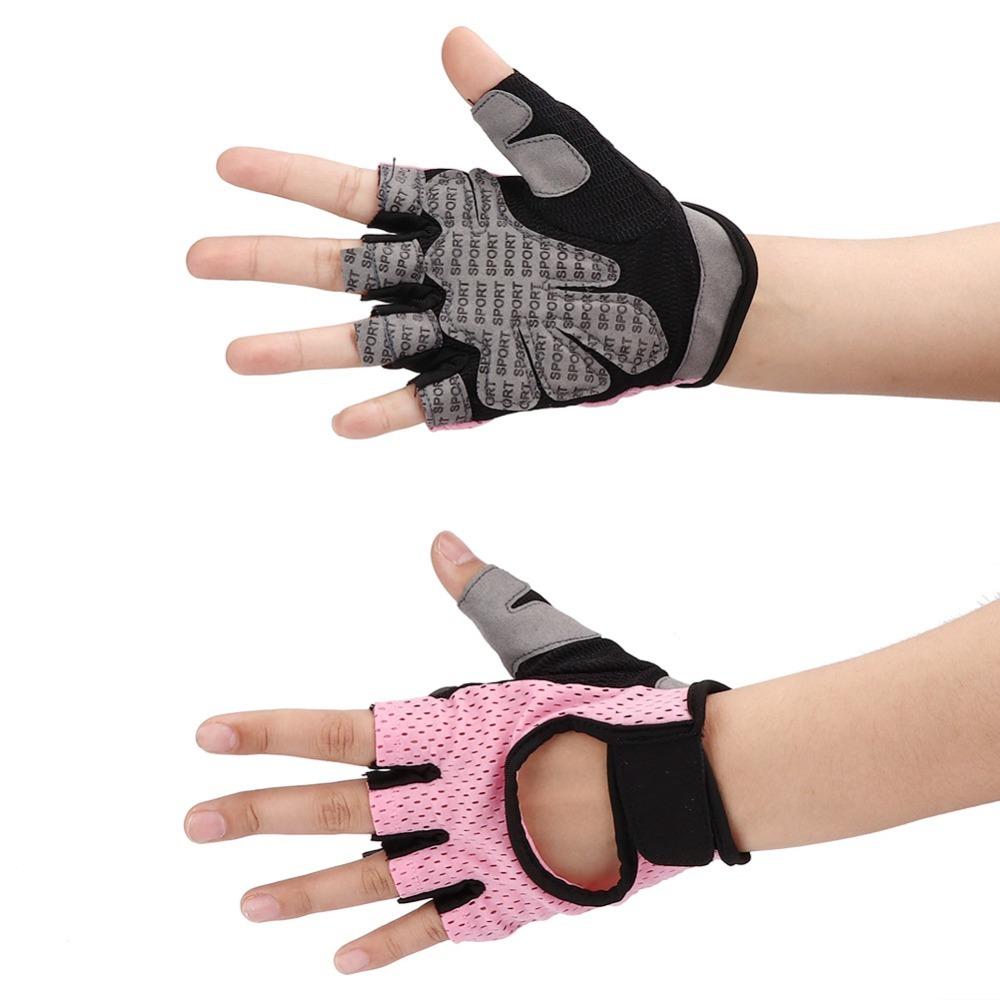 1 Pair Breathable Half Finger Gloves Elastic Cycling Gloves Portable Training Gloves  Cycling Sports