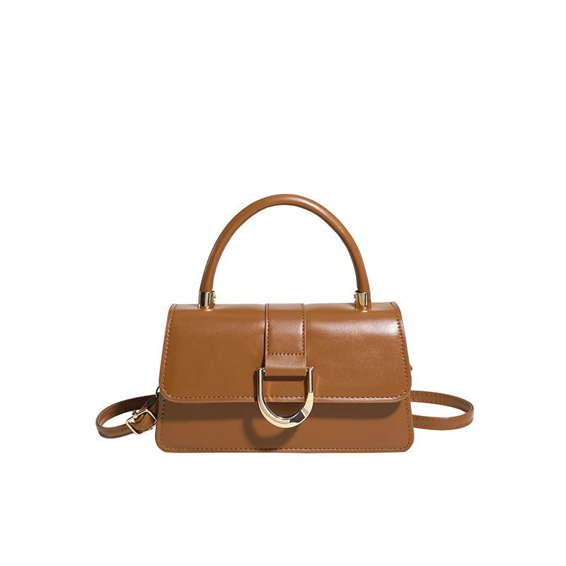 2025 New Design Pu Material Fabric Portable Oblique Span Bag New Women's Bag Trendy Versatile Simple Shoulder Bag