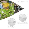 Ricked and Mortys Pillow Case  Comfy Pillow Cover For Office Car Home Decor Novelty Cushion Cover