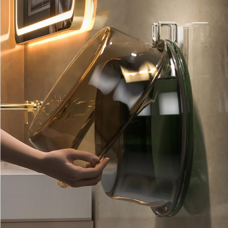 1/2/3PCS Hook Self-adhesive Artifact Non-perforated Bathroom Accessories Home Organizer Universal Hooks Washbasin Save Space