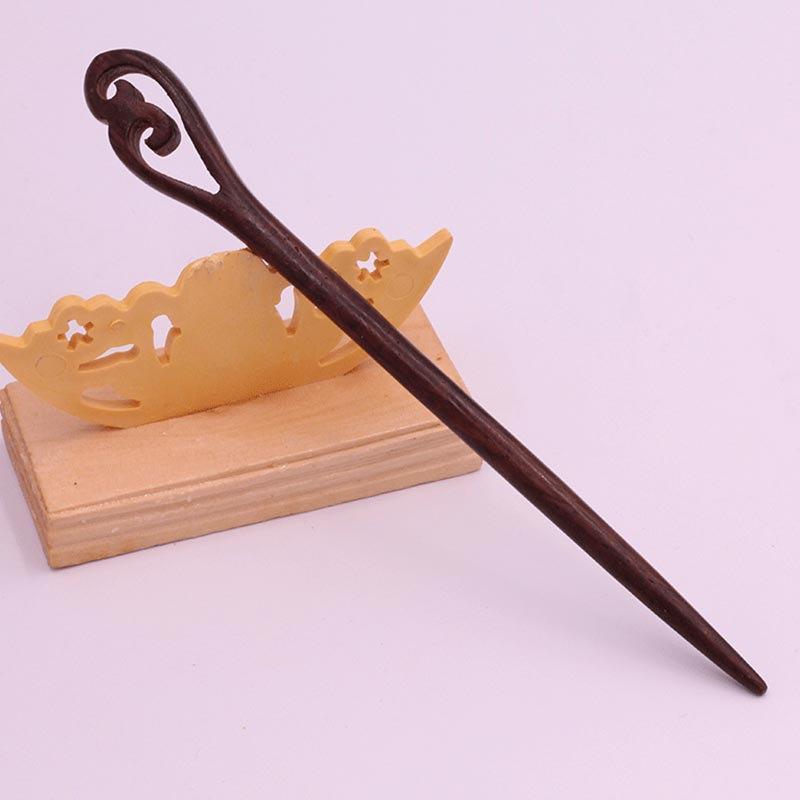 Chinese Hair Sticks Wooden Hairpins For Women Traditonal Carved Vintage Hanfu Hair Fork Ancient Chop Stick Headwear Jewelry