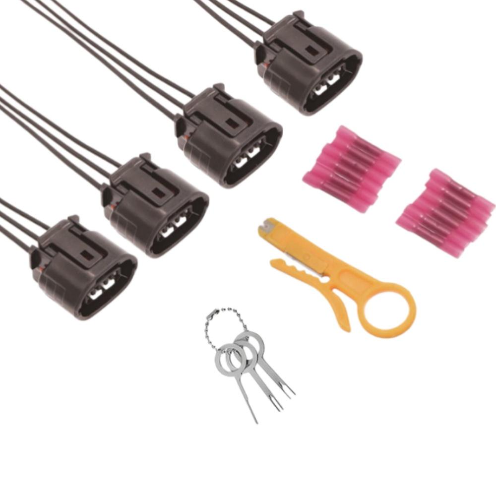 

4 шт. Роз єми котушки запалювання Джгут для Mitsubishi Outlander 3.0 Lancer 2.0 2.4