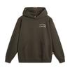 Li Ning Basketball Series Bad Five Letter Hoodie Comfortable Breathable Versatile Loose Sports Sweatshirt Men Hoodies Slate-Brown AWDUB89-2