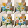 Home Decor Colorful Floral Abstract Pillow For Home Decor Pattern Cushion Cover Suitable For Sofa Bedroom Car Pillow Cover