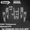 For CHANGAN CS55 PLUS CS55PLUS   Car Interior Center console Transparent TPU Protective Film Anti-scratc