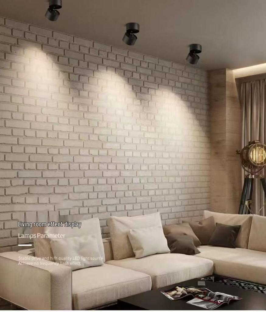 Adjustable LED Ceiling Spotlight: Smart Dimmable Spiral Downlight for Living Room