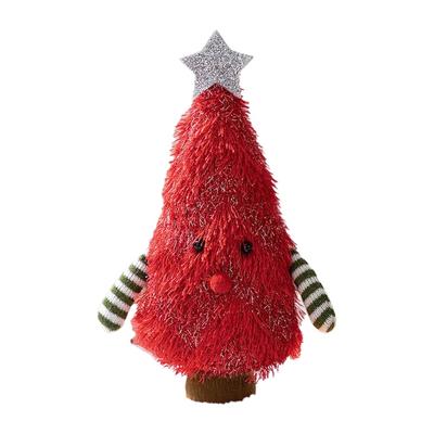 Cute Handmade Christmas Tree Decoration Soft Decorative Christmas Creative Cartoon Xmas Desktop Ornament Christmas Day