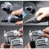 0.3-3.2mm Mini Multi Keyless Drill Chuck M7 M8X0.75 Quick Change Three-Jaw Drill Chuck for Rotary Tools Mini Drill for Dremel