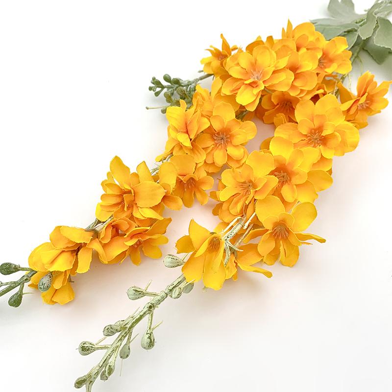 Artificial Delphinium Grass Artificial Flower Branch Home Decoration Wedding Floral Materials Banquet Event Prop A4372