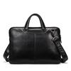 Li Shen Men's Cowhide 13-inch Business Briefcase