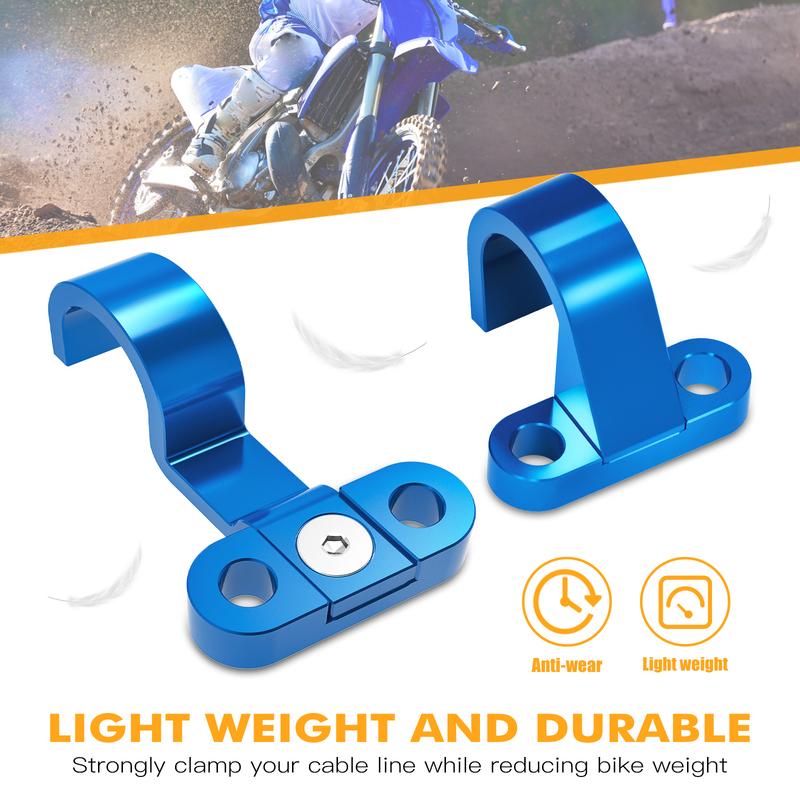NICECNC For Yamaha YZ125 YZ 250 250F 2006-2022 YZ 250 450 X FX Rear Brake Line Hose Clamp Holder WR250F WR450F 2006-2021 2020