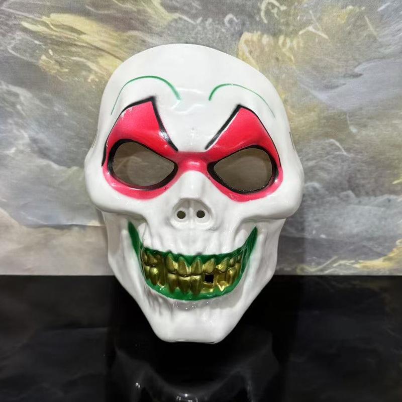 Halloween Clown Maske Halloween Karneval Lustig Horror Party Tanz Große Goldzahn Maske Cos Geist Kopfschmuck Smiley Maske