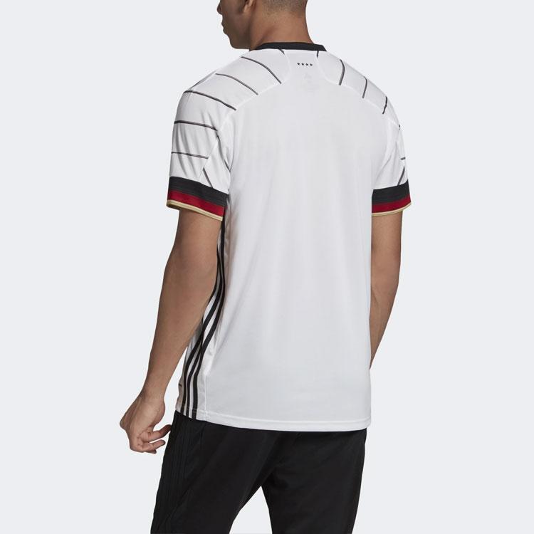 Adidas Football Training Short Sleeve T-Shirt, Fan Edition, Germany Home Men Tops White EH6105