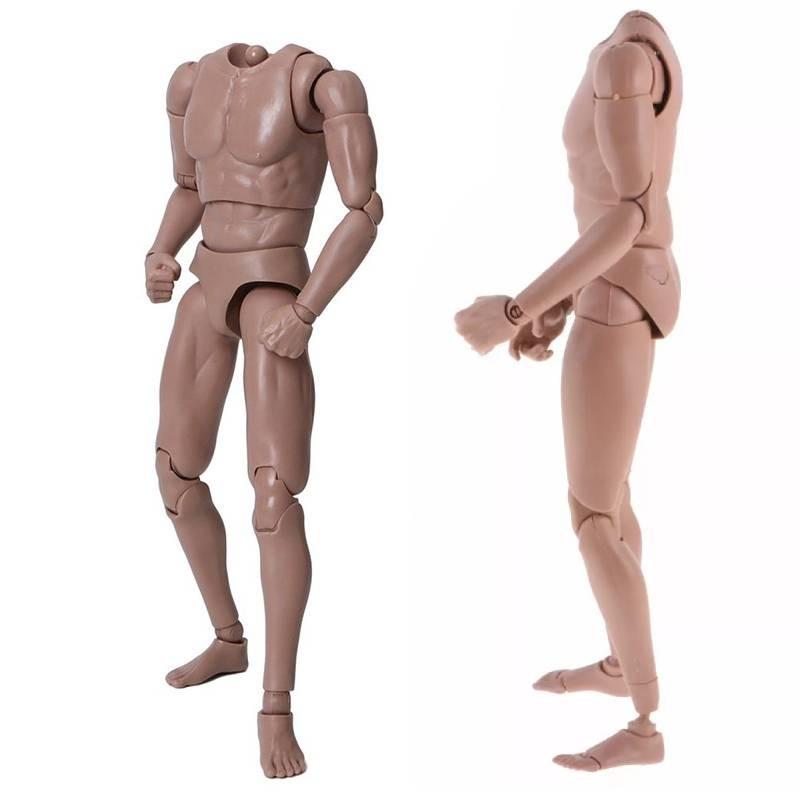 16 Scale Male Nude Body Muscular Mans Action Figure For Tc Dragon Soldier Toy