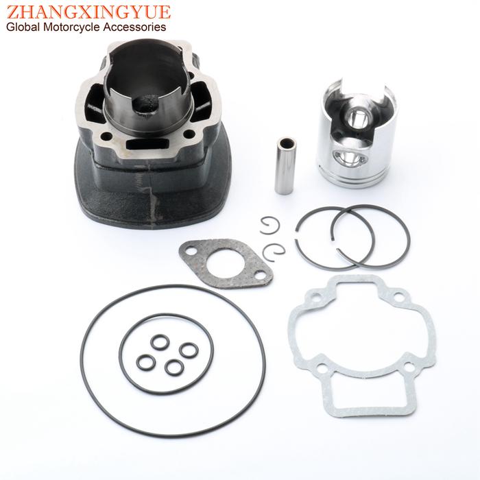 Scooter 70cc Big Bore Cylinder Kit For Piaggio 50 Nrg Extreme Rst Mc2 Zip Sp 50cc 2-Stroke 100080560 47mm 12mm