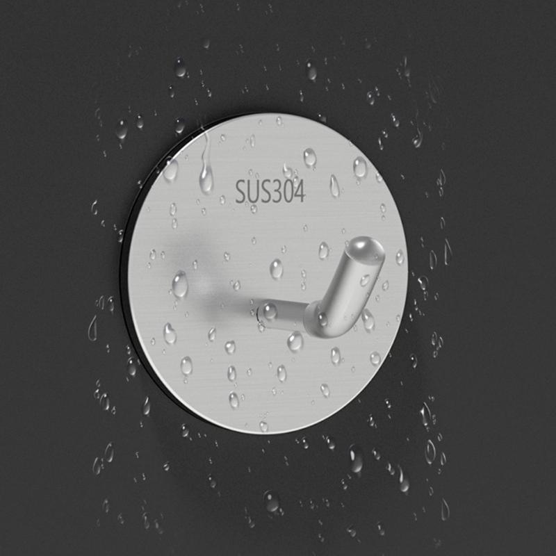 Set of 5 Versatile Adhesive Towel Holders Convenient Stick On Hooks for Bathroom Livingroom Rustproof Towel Holder Hooks