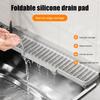 Faucet Drain Pad Water Absorption Drainage Mat Sink Countertop Narrow Edge Design Faucet Splash Guard Kitchen Bathroom Accessory