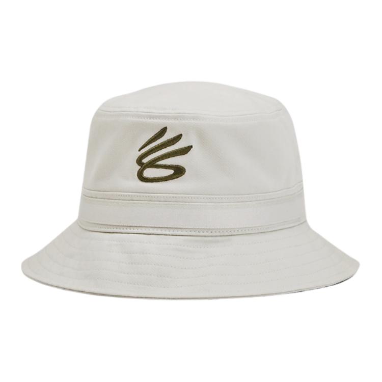 Under Armour Cotton Bucket Hats Unisex Clay White 1383489-114 M/L