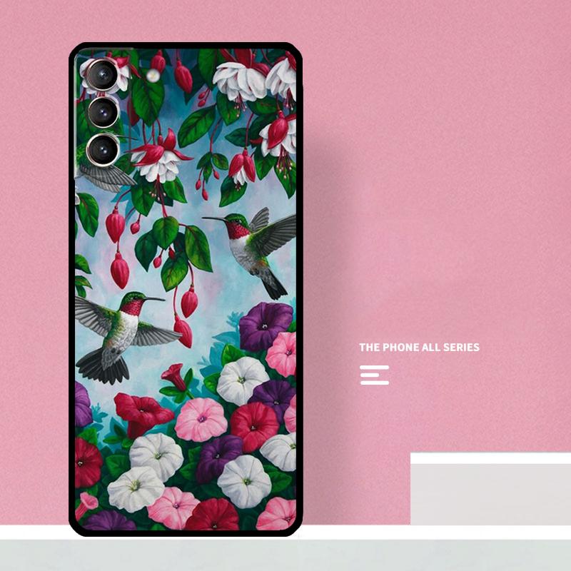 Hummingbird Phone Case For Samsung Galaxy S24 S26 Ultra S20 S21 S22 S23 S25 Plus S10 S25 FE Cover Coque