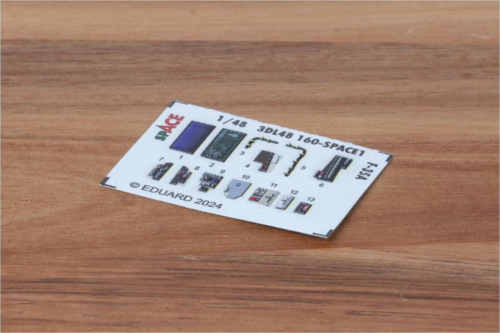 Eduard 1/48 Maßstab Lockheed Martin F-35B Lightning II Innenraum 3D Decal und Ätzteile Set (für Tamiya) Plastikmodell Abziehbilder EDU3DL48160