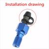 10/20/30Pcs 8mm Car Brake Pump Screw Dust Cap Oil Drain Screw Cap Brake Caliper Bleed Nipple Black Cover Rubber Motorcycle