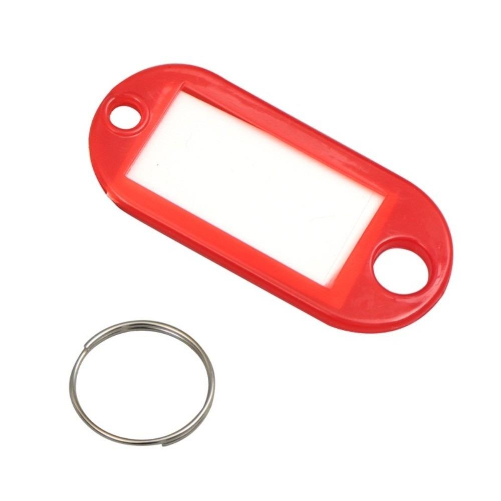 50pcs Card Label Keychain Key Tags Label Window Baggage Luggage Tags  Classification