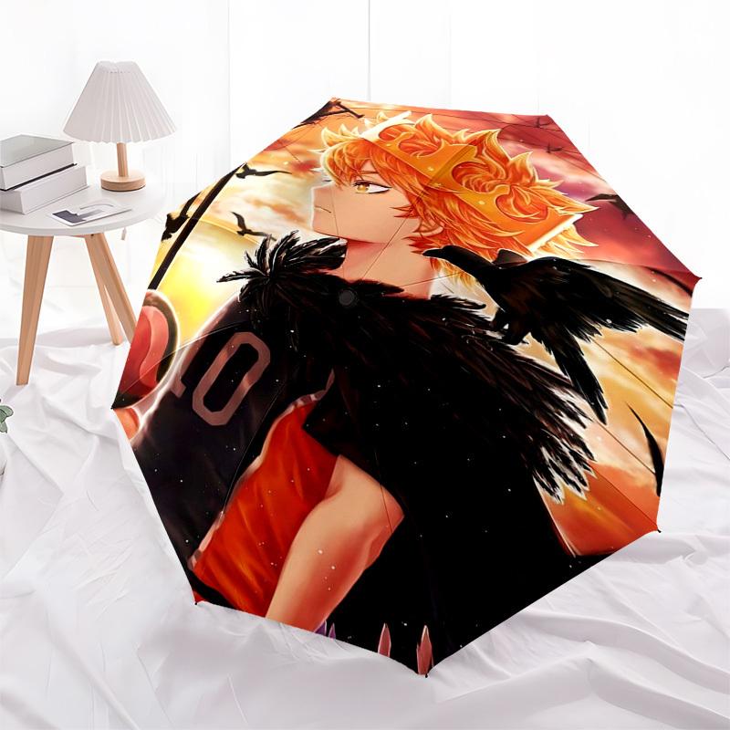

1pc Michael Myers Purple Car Auto Open Close Umbrella, Portable Folding Design, 8 Bone Iron Frame, Outdoor Umbrella, Ideal Gift for Fans, Travelers, D