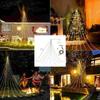 Led Christmas 2m Waterfall Light Usb Power Supply Garden Courtyard Decoration