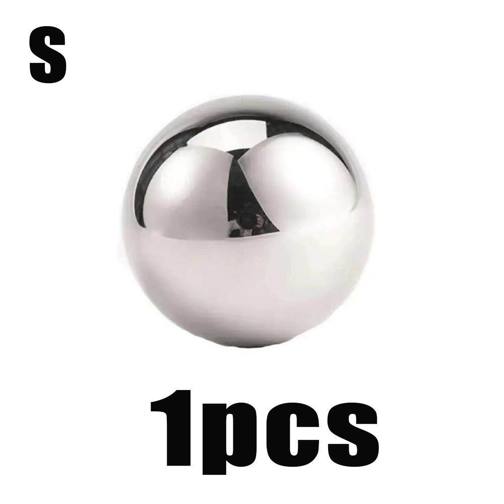 

1pcs Stainless Steel Rolling Dough Ball M/S Size Dumpling Skin Special Rolling Pin Easy To Clean For Baking Pizza Pastry Tools